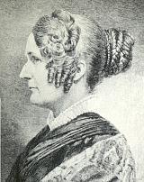 Profile view of Maria Weston Chapman