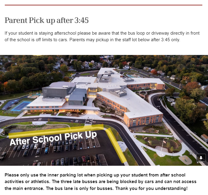 After School Pick Up Info
