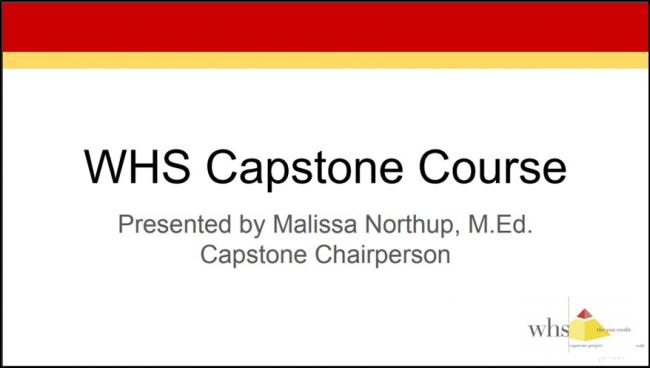 what is a capstone course in high school